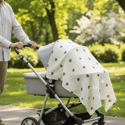 Cosy Snuggles Blankets & Swaddles Cotton Muslin Swaddle Blanket