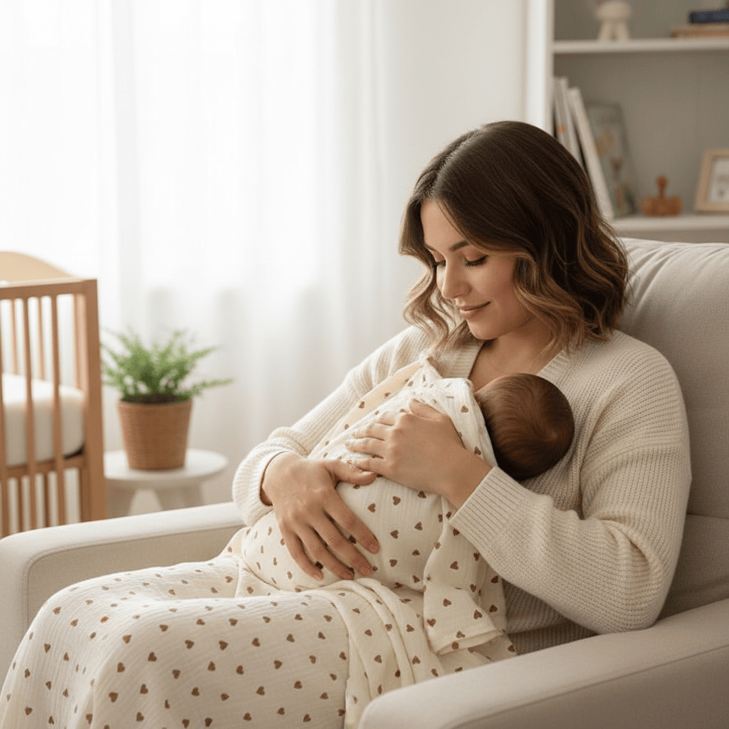 Cosy Snuggles Blankets & Swaddles Cotton Muslin Swaddle Blanket