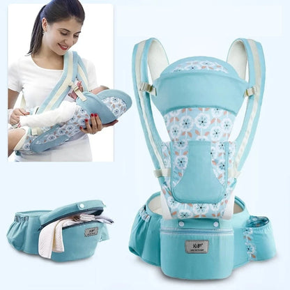 Cosy Snuggles Blue flower seasons / 71 to 110 Centimeter Ultimate Baby Carrier Backpack (0-48 Months)
