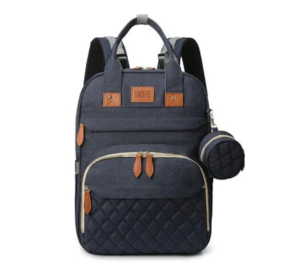 Cosy Snuggles Blue Portable Diaper Changing Backpack