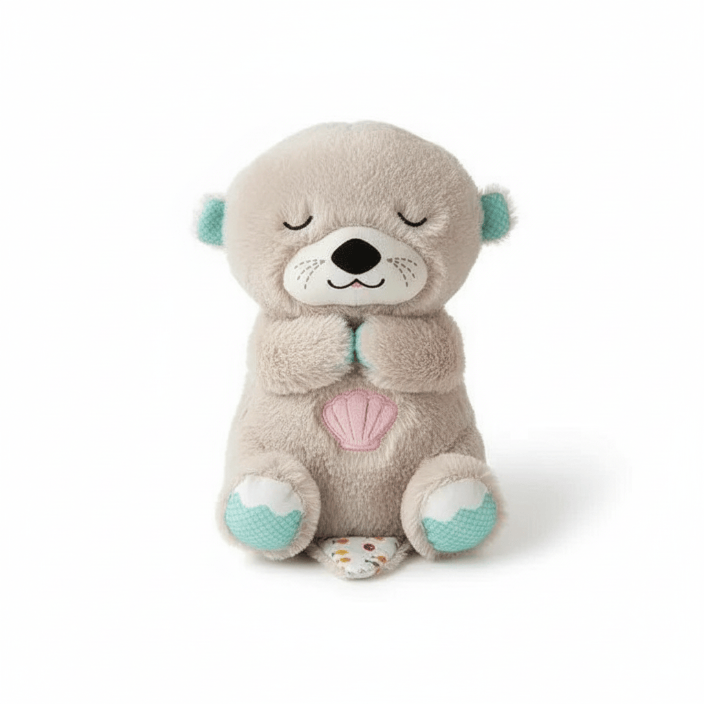 Cosy Snuggles Light Brown Calm-Otter Soothing Plush with Music