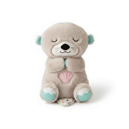 Cosy Snuggles Light Brown Calm-Otter Soothing Plush with Music