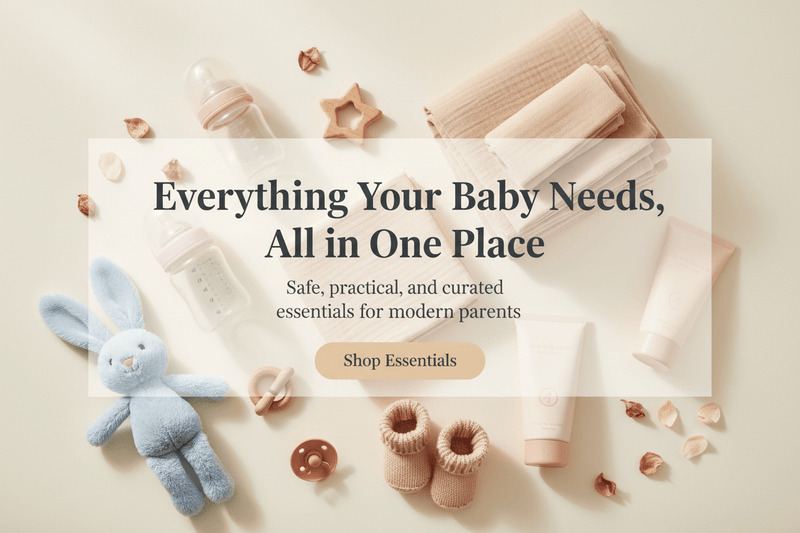 Cosy Snuggles Mobile Banner - Baby Essentials Vibe