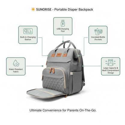 Cosy Snuggles Portable Diaper Changing Backpack