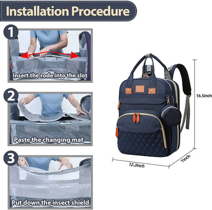 Cosy Snuggles Portable Diaper Changing Backpack