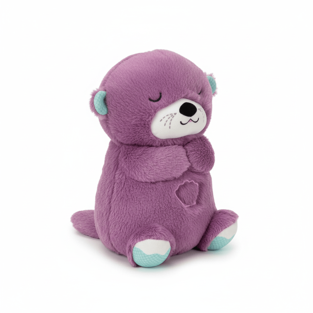 Cosy Snuggles Purple Calm-Otter Soothing Plush with Music