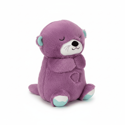 Cosy Snuggles Purple Calm-Otter Soothing Plush with Music