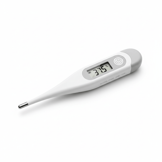 Cosy Snuggles White Compact Electronic Thermometer for Babies