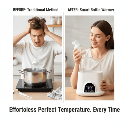 Cosy Snuggles white Smart Thermostat Baby Bottle Heater and Sterilizer