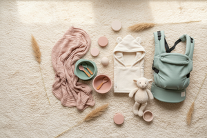 Desktop Hero Banner - Baby Essentials Flatlay